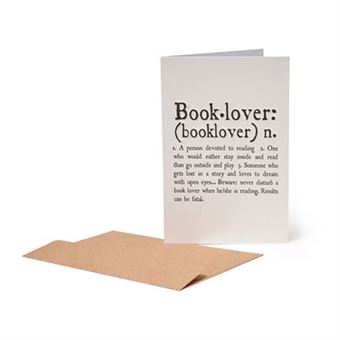 Biglietto d'auguri Legami Book Lover 11,5 x 17 cm