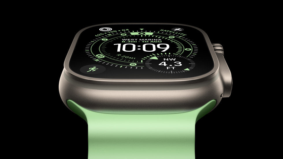 Apple Watch Ultra 3 ricondizionato – foto illustrativa della gamma; vedere la variante per colore e cinturino