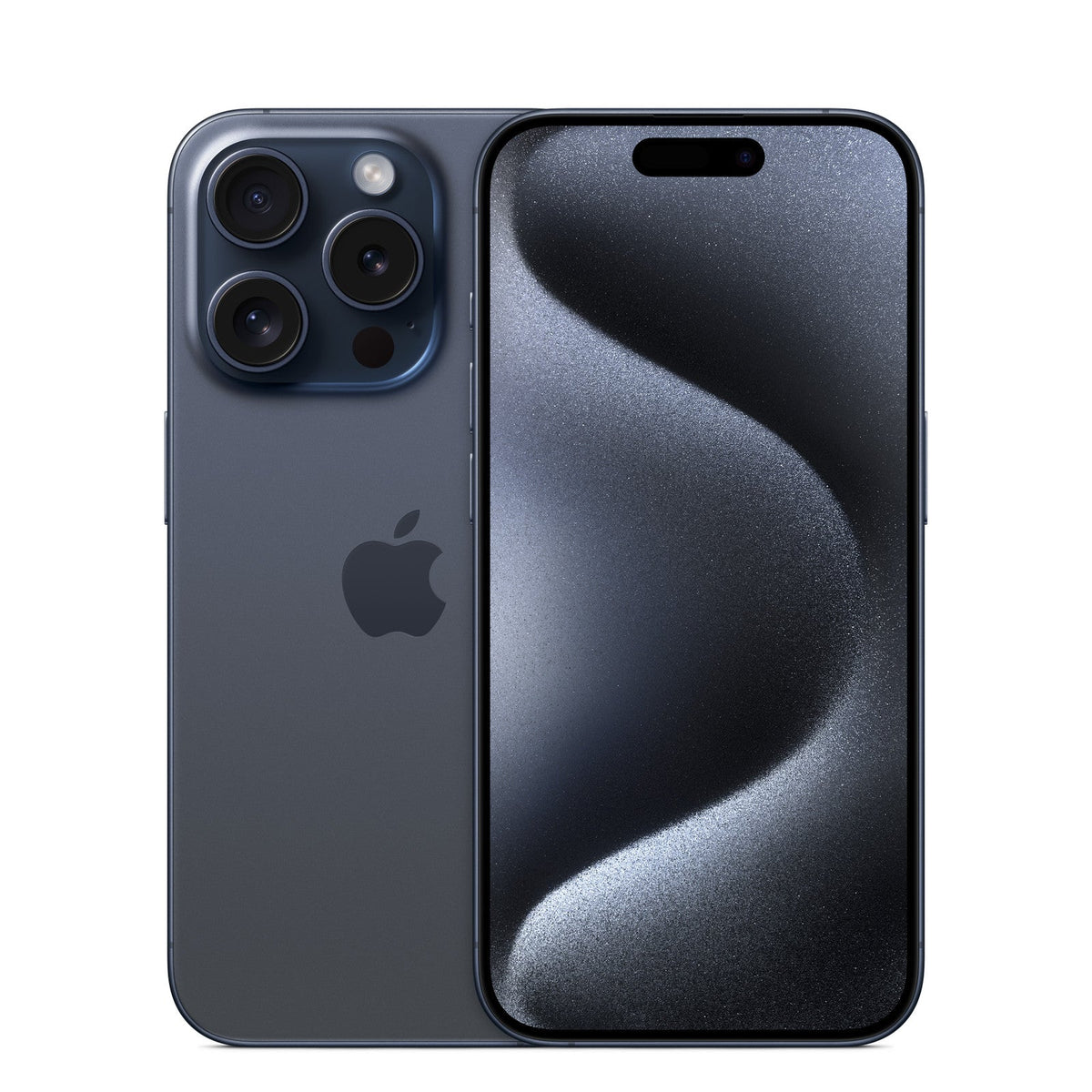 Apple iPhone 15 Pro ricondizionato, Titanio Blu - immagine illustrativa del modello