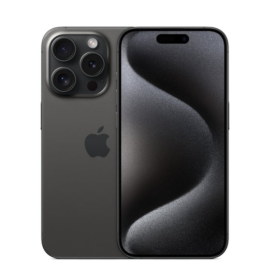 Apple iPhone 15 Pro ricondizionato, Titanio Nero - immagine illustrativa del modello