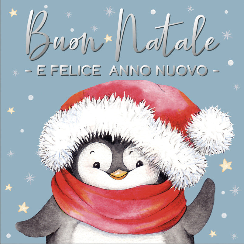 Legami Mini Biglietto di Natale Penguin 7 x 7 cm