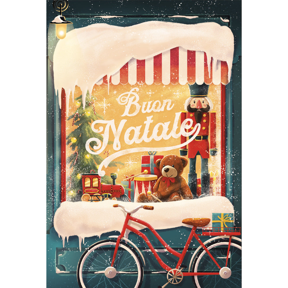 Legami Biglietto di auguri Natale Xmas Window 11,5 x 17 cm