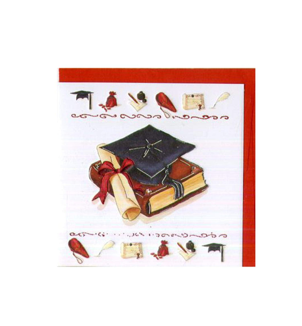 Legami Mini Biglietto di Laurea Graduation Hat 7 x 7 cm
