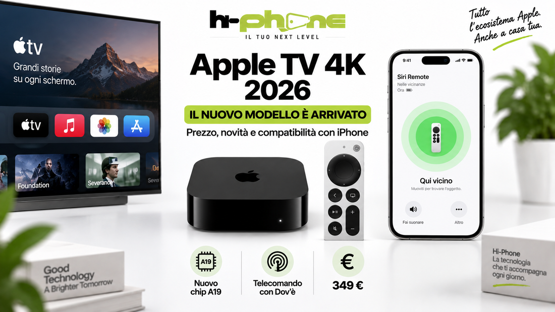 Apple TV 4K 2026 arriva in Italia a 349 euro: tutte le novità e come usarla con iPhone
