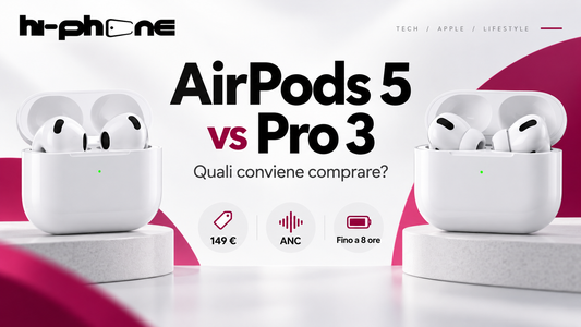 AirPods 5 vs AirPods Pro 3: quali conviene comprare nel 2026?