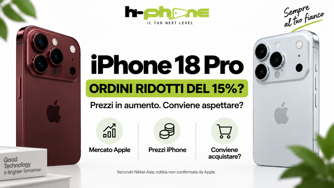 iPhone 18 Pro: Apple avrebbe ridotto gli ordini del 15%. Conviene aspettare prima di acquistare?
