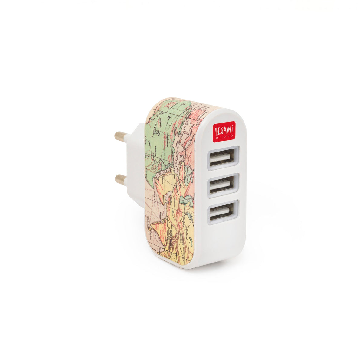 Legami Plug & Charge Caricatore con 3 Porte USB