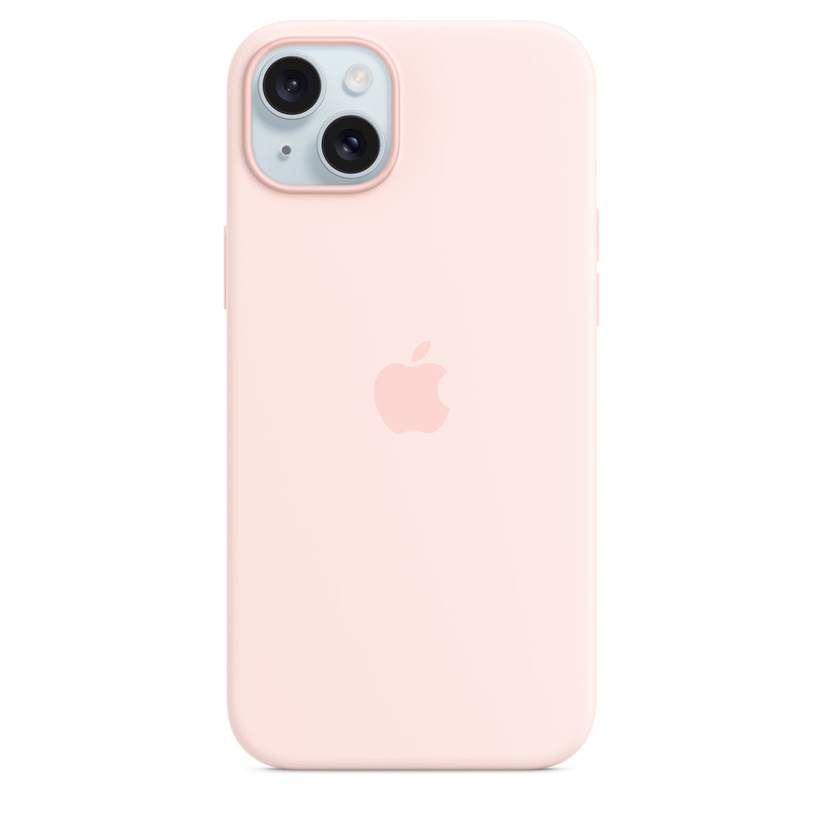 Cover Apple in silicone MagSafe per iPhone 15 Plus – Rosa