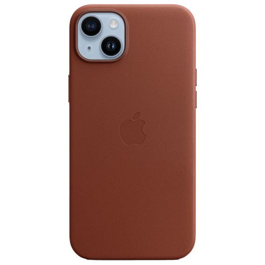 Cover Apple in pelle MagSafe per iPhone 14 Plus – Cuoio