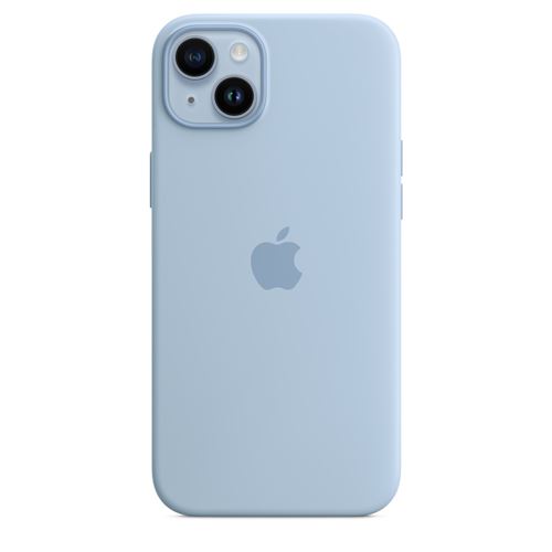 Cover Apple in silicone MagSafe per iPhone 14 Plus – Blu