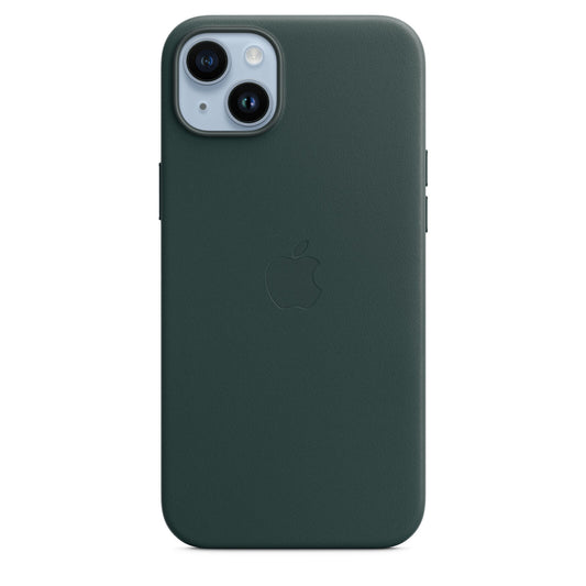 Cover Apple in pelle MagSafe per iPhone 14 Plus – Verde