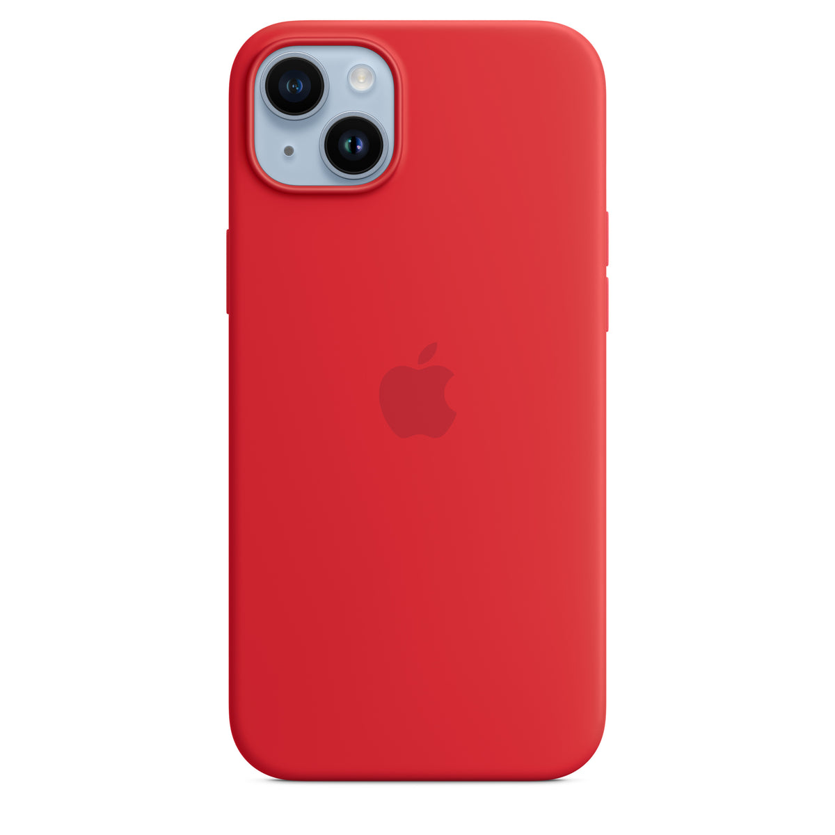 Cover Apple in silicone MagSafe per iPhone 14 Plus – Rosso