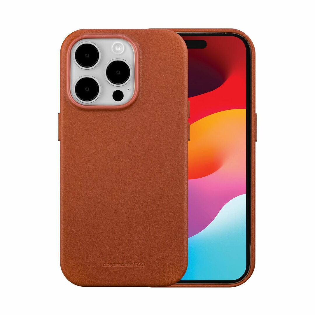 Cover dbramante1928 Roskilde MagSafe per iPhone 15 Pro Max – Marrone