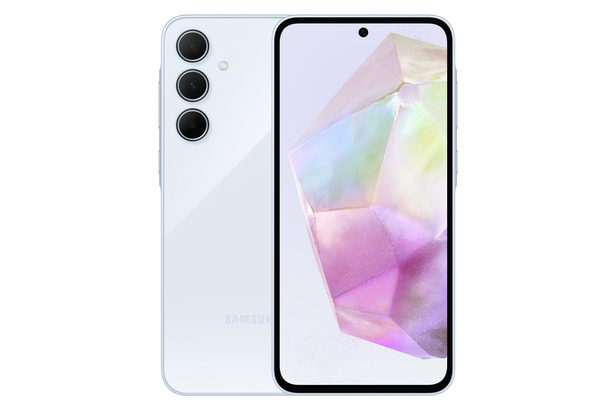 Samsung Galaxy A35 5G 128GB A356 — Blu — foto ufficiale Samsung, immagine illustrativa del modello