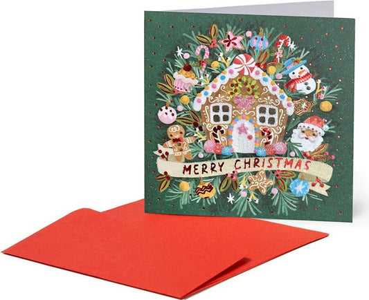 Biglietto di Natale Legami Gingerbread 7 x 7 cm