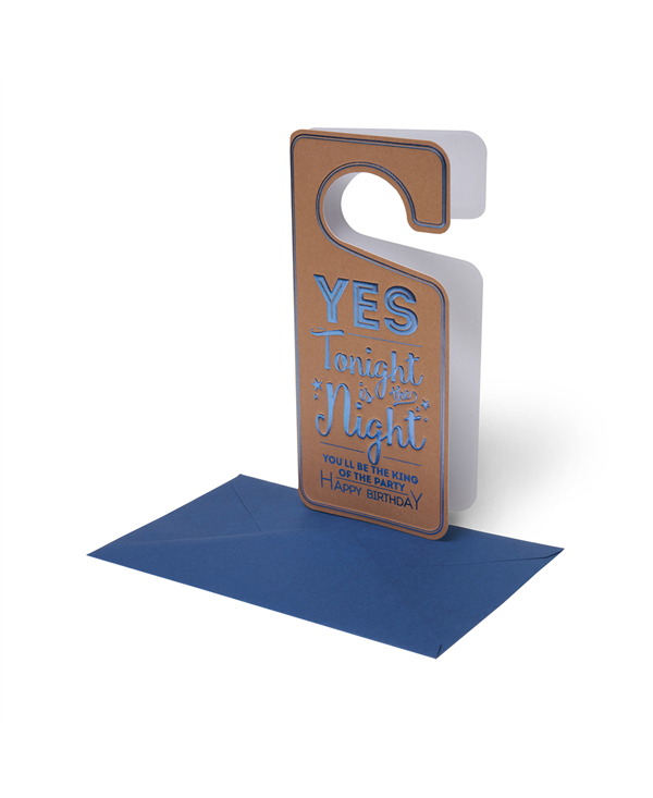 CHEERS!GREETING CARDS - 11,5X17 DOORHOLD