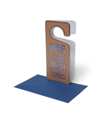 CHEERS!GREETING CARDS - 11,5X17 DOORHOLD