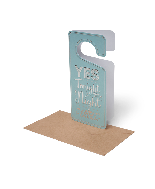 CHEERS!GREETING CARDS - 11,5X17 DOORHOLD