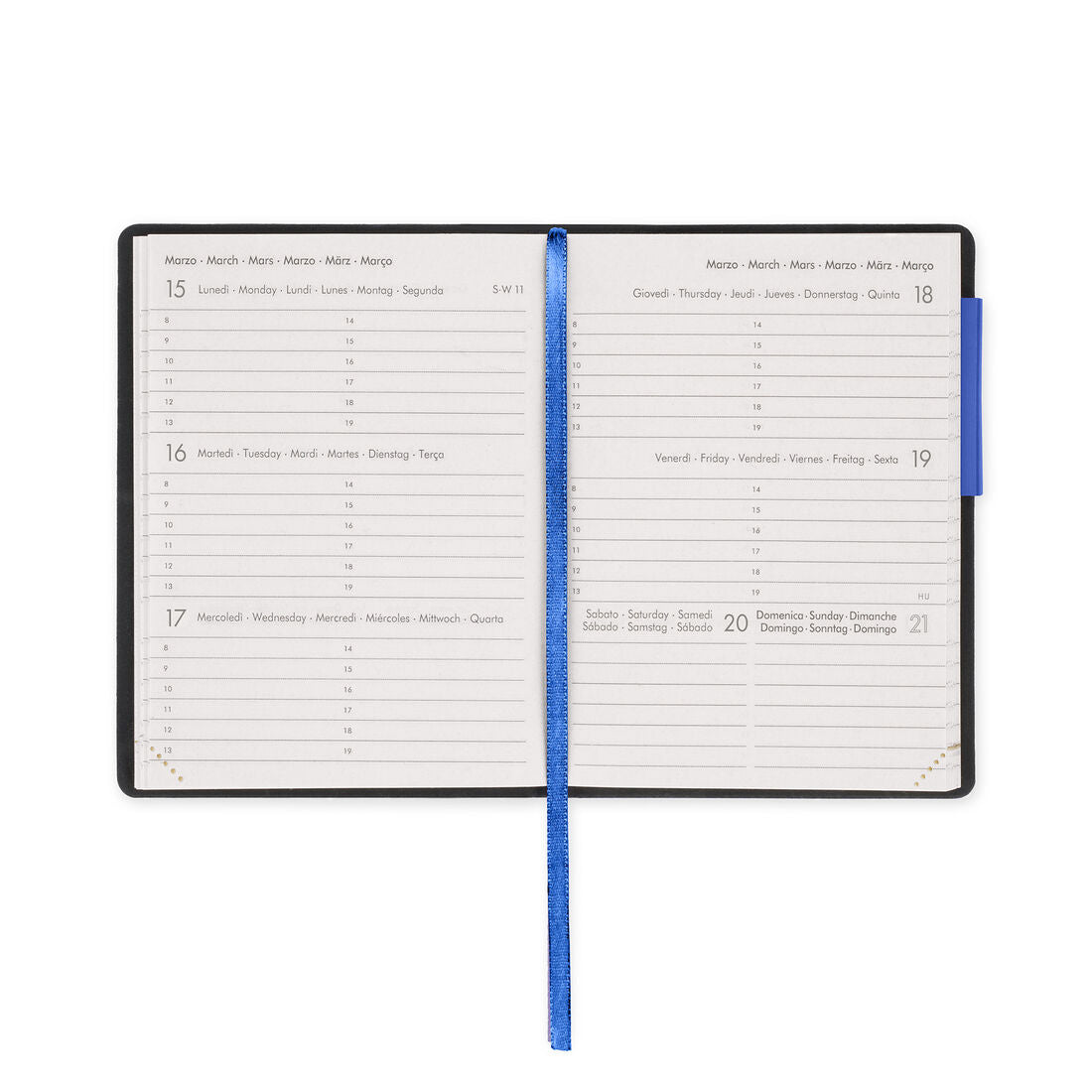 Legami Agenda Settimanale Mini 2027 Eclectic Blue, foto ufficiale 3