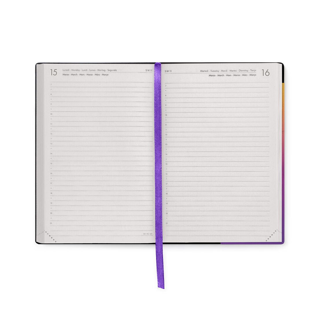 Legami Agenda 12 Mesi Giornaliera Medium 2027 Sunset Vibes, foto ufficiale 3