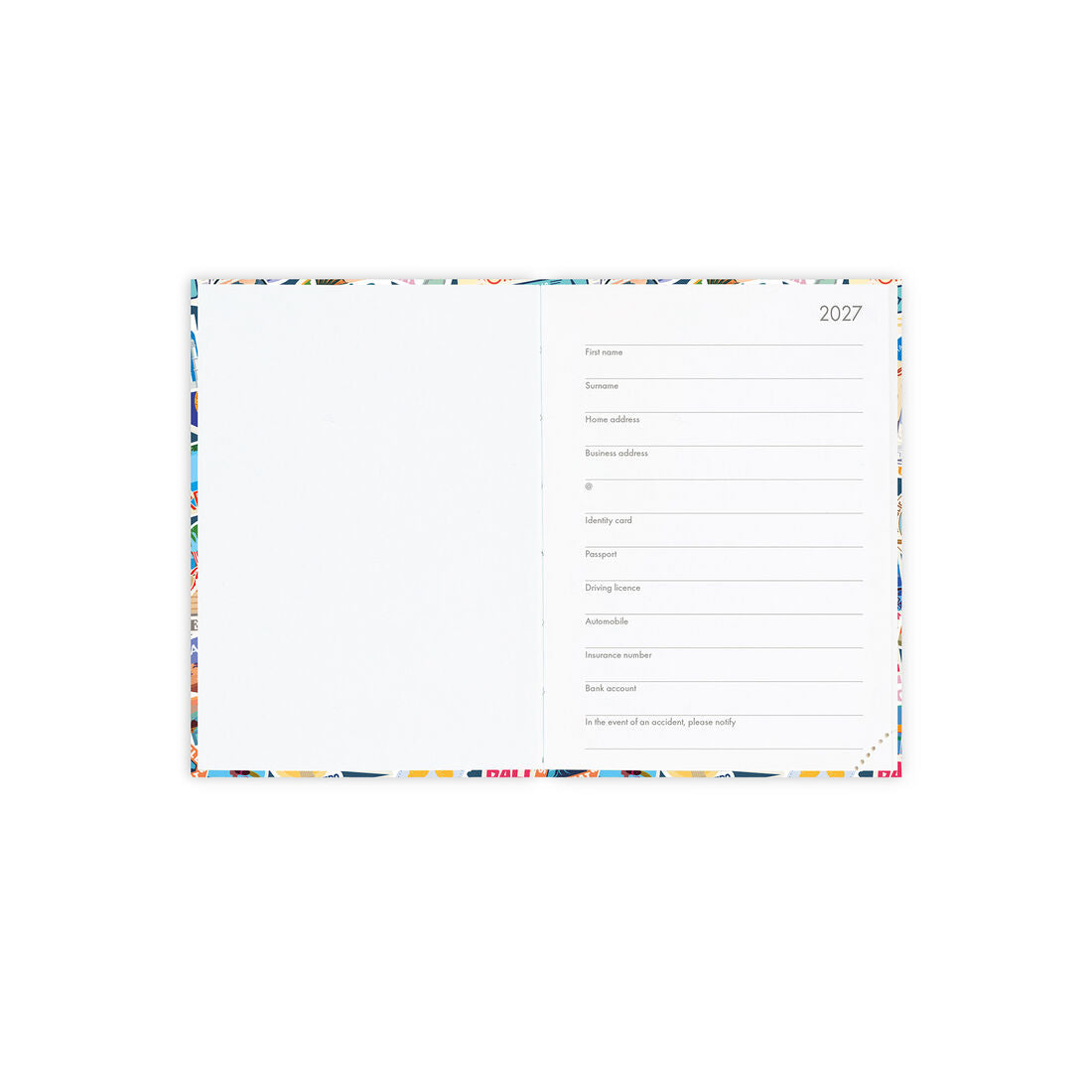 Legami Agenda Giornaliera Fotografica 12 Mesi 2027 Travel Stickers Small, foto 2