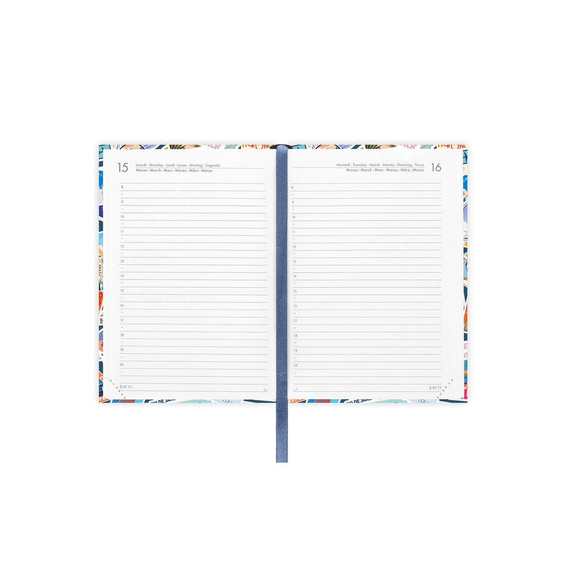 Legami Agenda Giornaliera Fotografica 12 Mesi 2027 Travel Stickers Small, foto 3