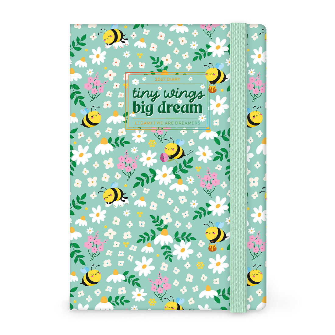 Legami Agenda Settimanale Fotografica Medium 12 Mesi 2027 Bee Green, foto 1