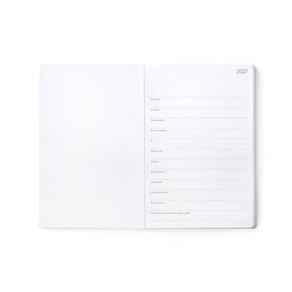 Legami Agenda Settimanale Fotografica Medium 12 Mesi 2027 Travel Stickers, foto 2