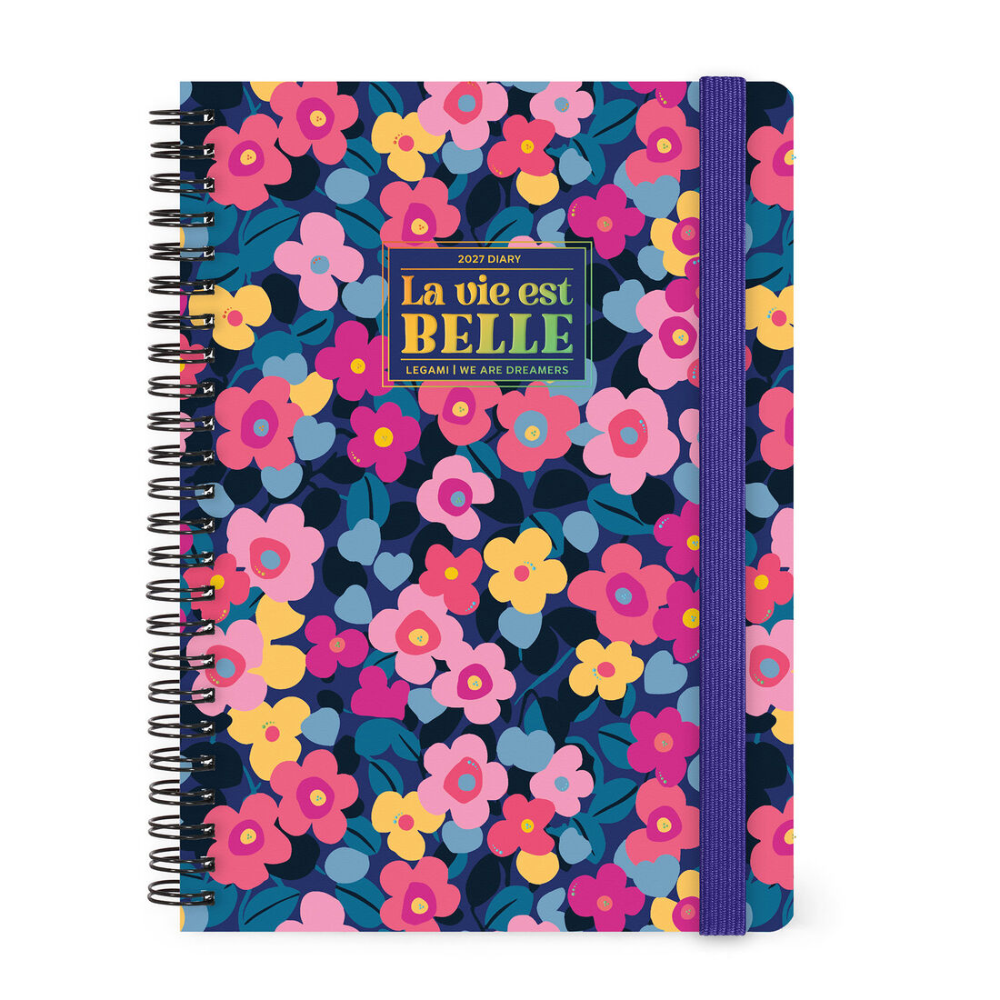 Legami Agenda Settimanale Spiralata Large 12 Mesi 2027 Flowers, fotografia 1