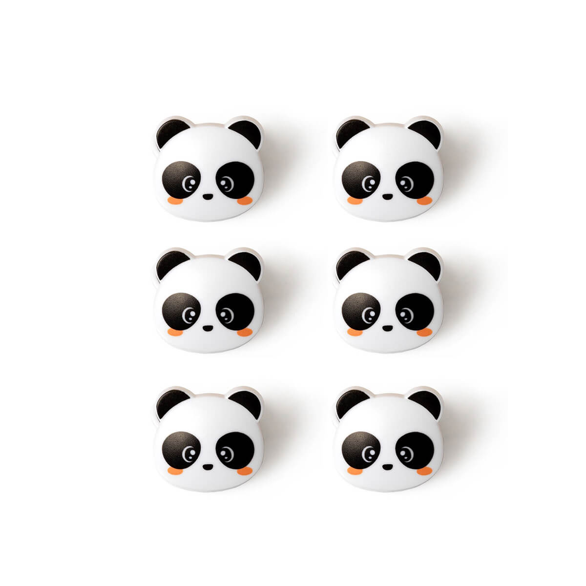 Legami BAG CLIPS -  PANDA - SET 6 PCS - 8051122265398
