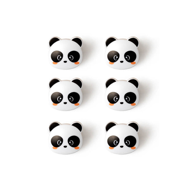 Legami BAG CLIPS -  PANDA - SET 6 PCS - 8051122265398