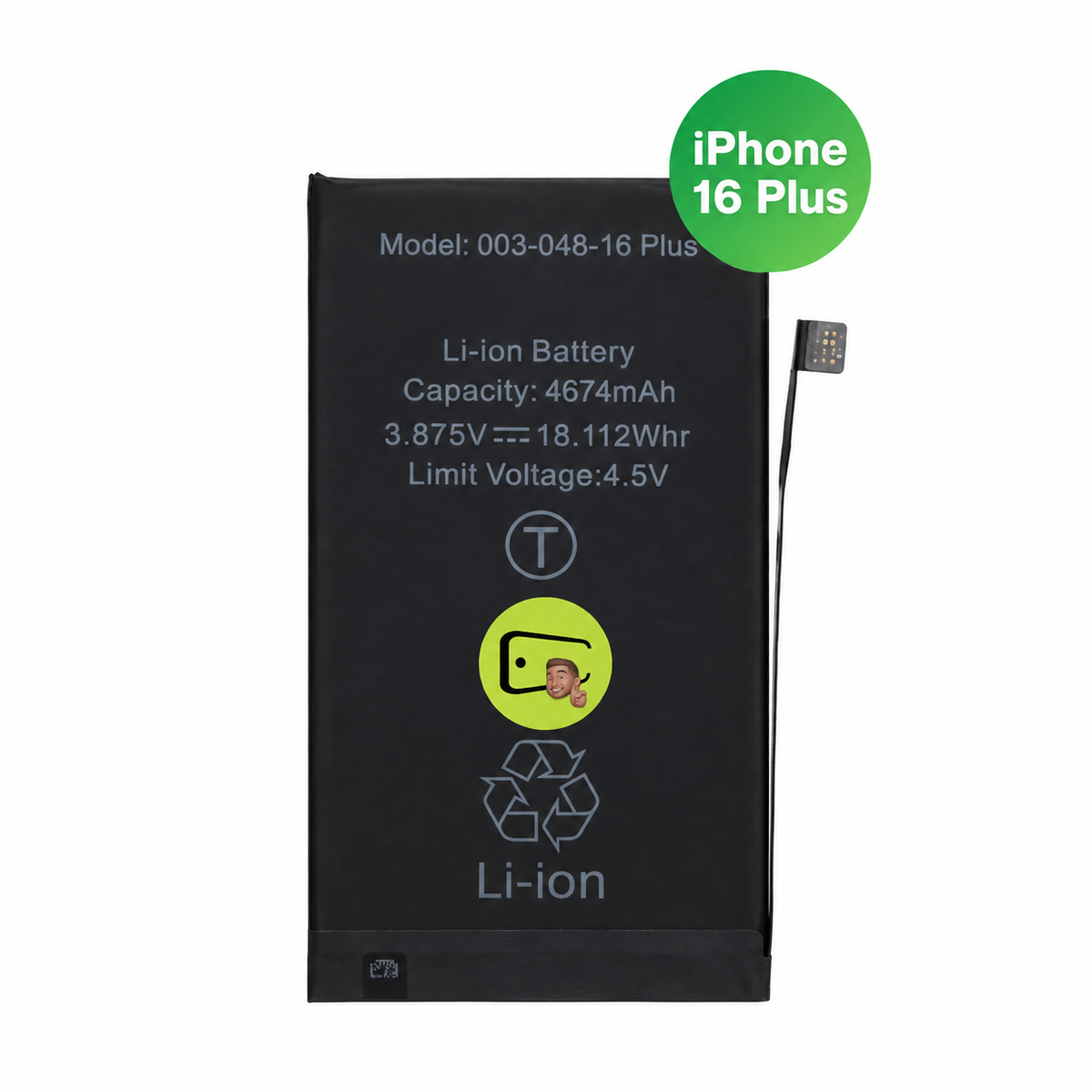 Batteria compatibile iPhone 16 Plus - Hi-Phone