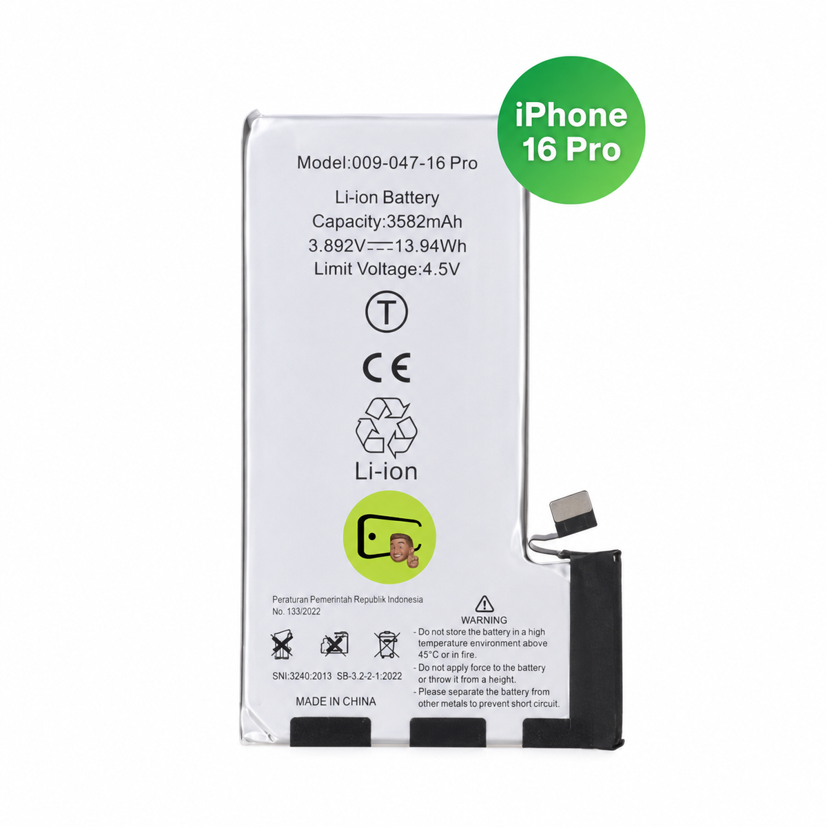 Batteria compatibile iPhone 16 Pro - Hi-Phone