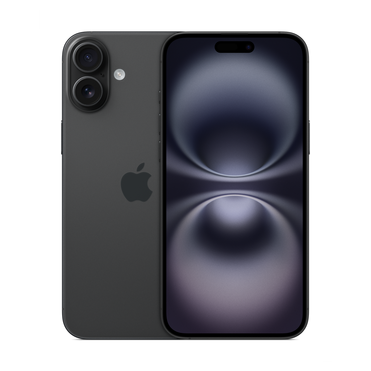 Apple iPhone 16 Plus nero, immagine illustrativa del modello