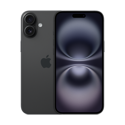 Apple iPhone 16 Plus nero, immagine illustrativa del modello