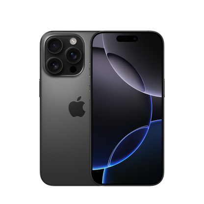 Apple iPhone 16 Pro titanio nero, immagine illustrativa del modello