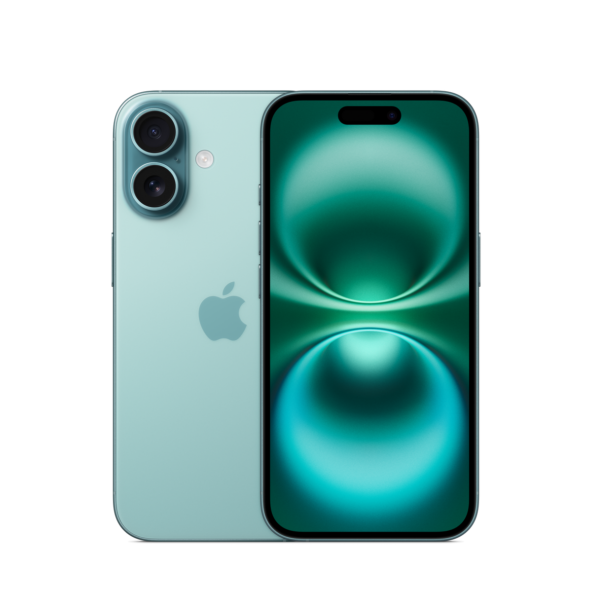 Apple iPhone 16 verde acqua, immagine illustrativa del modello