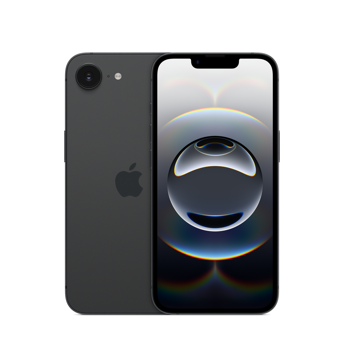 Apple iPhone 16e nero, immagine illustrativa del modello