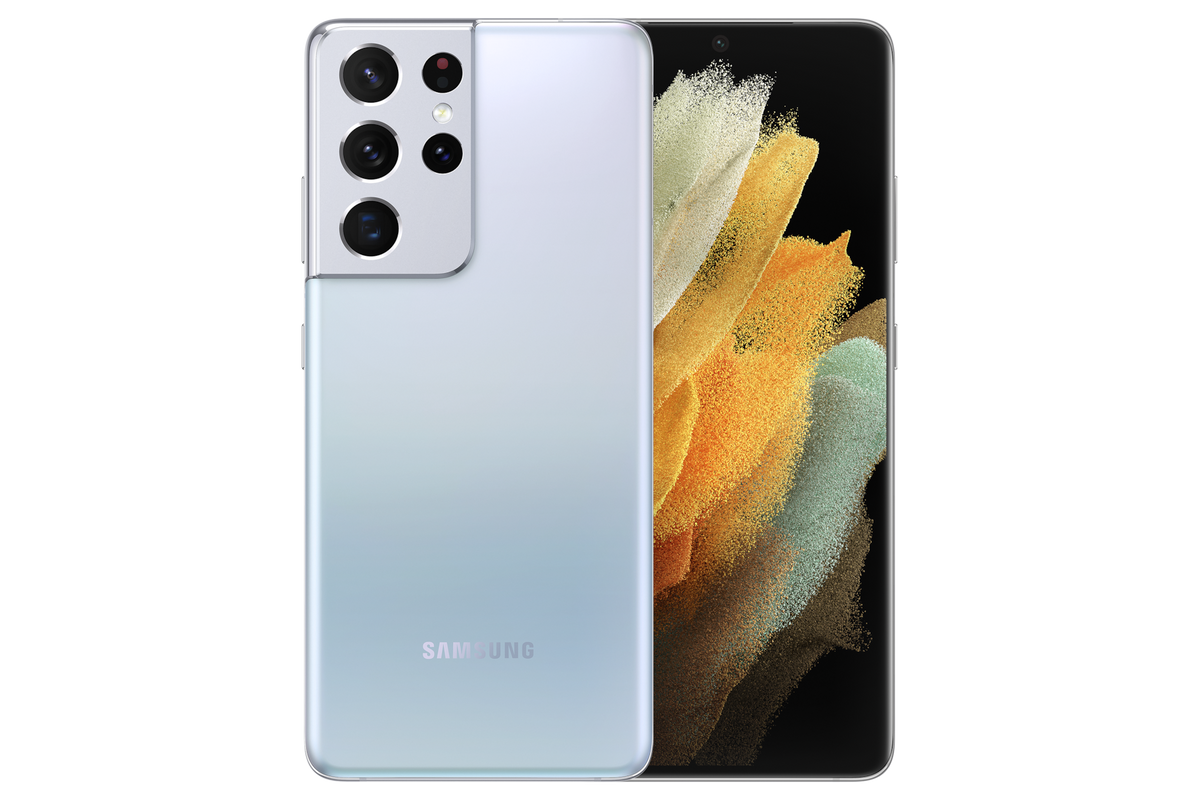 Samsung Galaxy S21 Ultra 5g — Phantom Silver — foto ufficiale Samsung