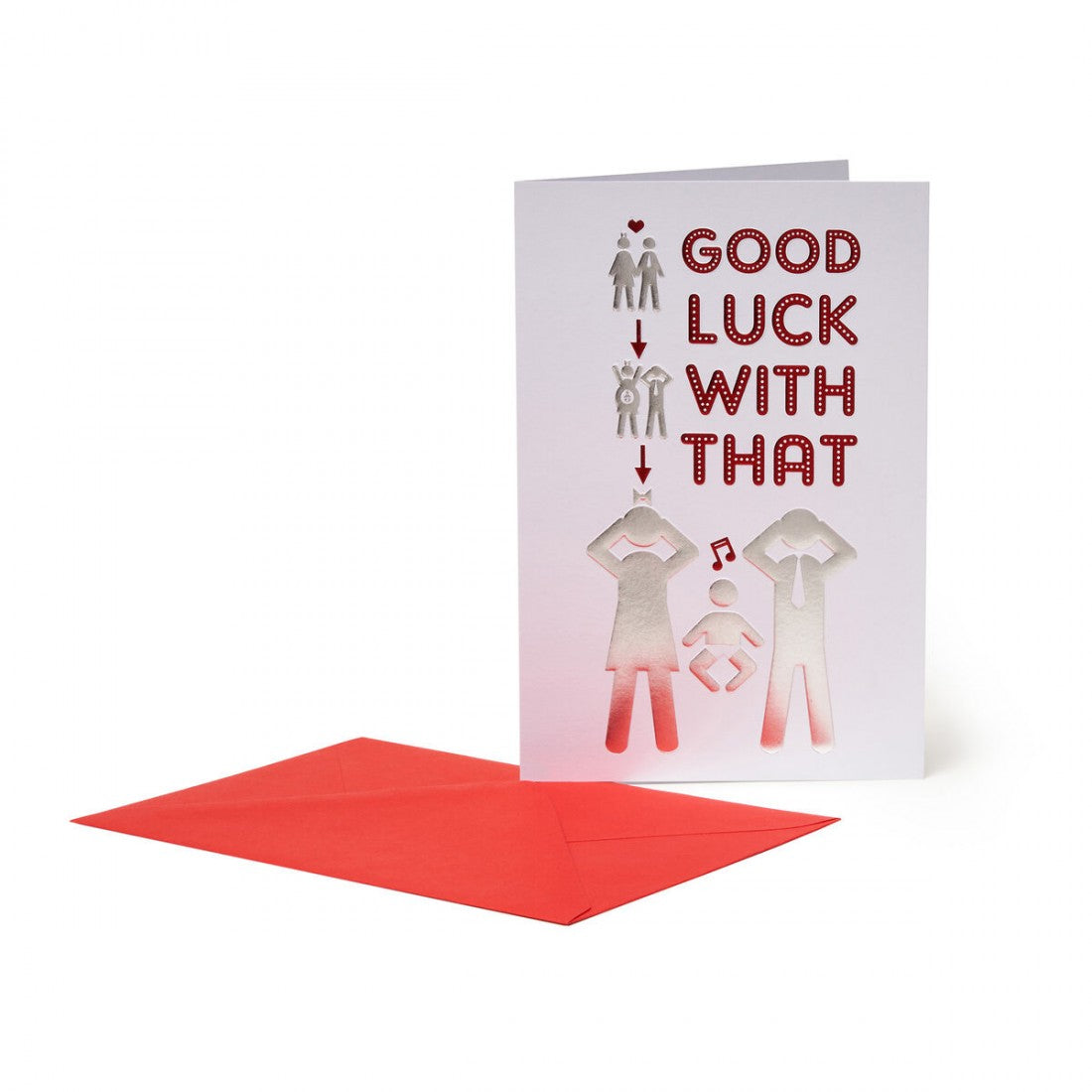 Legami Biglietto nascita Good Luck With That 11,5 x 17 cm
