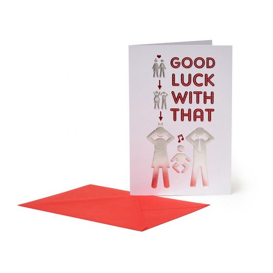 Legami Biglietto nascita Good Luck With That 11,5 x 17 cm