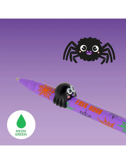 Legami Lovely Friends Penna Gel Ragno Halloween Verde Fluo – foto 3