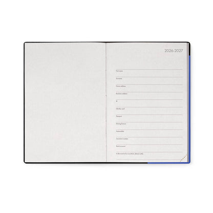 Legami Agenda Settimanale Medium 16 Mesi 2026/2027 Eclectic Blue, foto 2