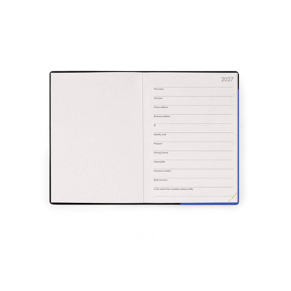 Legami Agenda 12 Mesi Giornaliera Small 2027 Eclectic Blue, vista 2