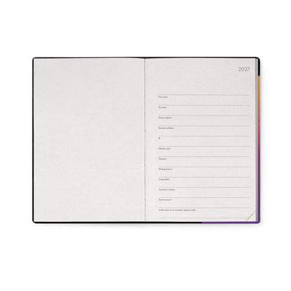 Legami Agenda 12 Mesi Giornaliera Medium 2027 Sunset Vibes, vista 2