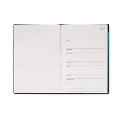 Legami Agenda Giornaliera Medium 2027 Deep Teal, foto 2