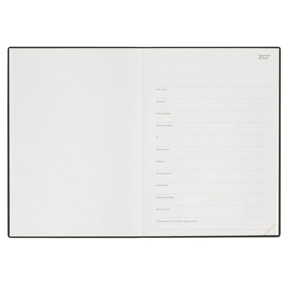 Legami Agenda Giornaliera Maxi 13 Mesi 2027 Black Suit, foto 2
