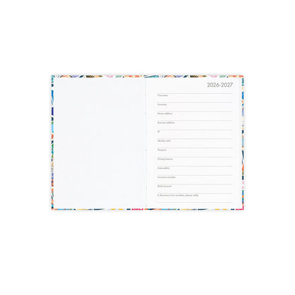 Legami Agenda Giornaliera Fotografica Small 16 Mesi 2026/2027 Travel Stickers, foto 2