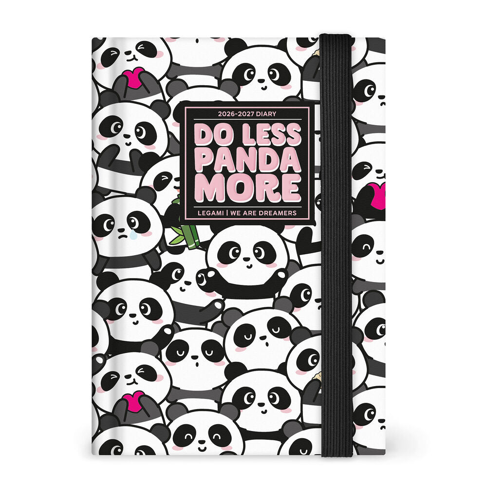 Legami Agenda Giornaliera Fotografica Small 16 Mesi 2026/2027 Panda, foto 1