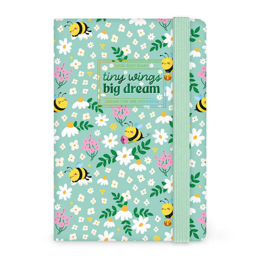 Legami Agenda Settimanale Fotografica Small 16 Mesi 2026/2027 Bee Green, foto 1